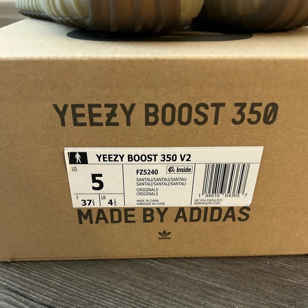 Adidas Yeezy Boost 350 V2 Sand Taupe size 5 - Picture 10 of 10